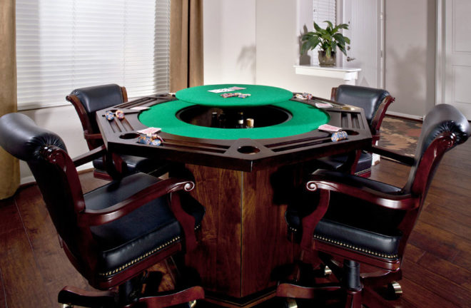 La mesa de poker con barra incluida 50