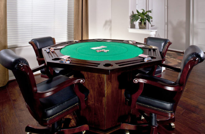 La mesa de poker con barra incluida 135
