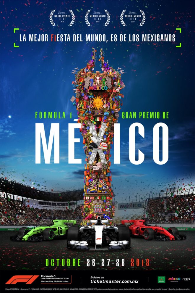 El cartel para el Gran Premio de México 2019 4