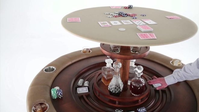 La mesa de poker con barra incluida 47